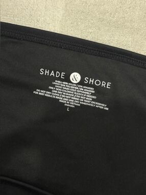 Shade & Shore Black Strappy Push-Up Bikini Set